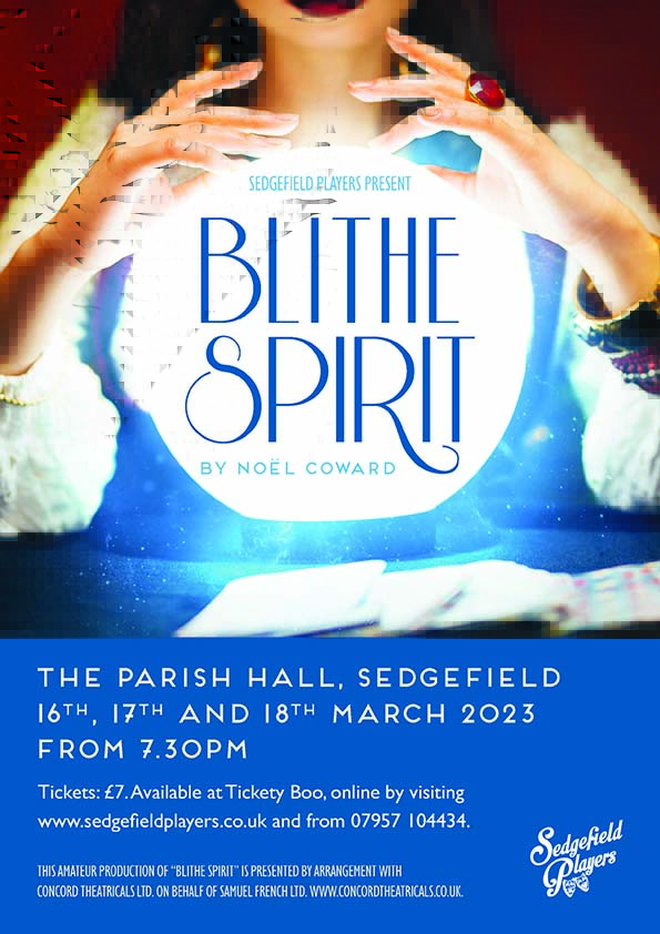 Sedgefield Players Production-Blithe Spirit by Noel Coward